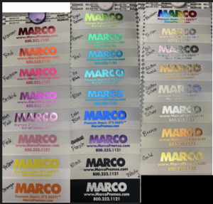 [Marco imprint chart]